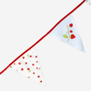 Reusable fabric garland with picnic print - Image 3