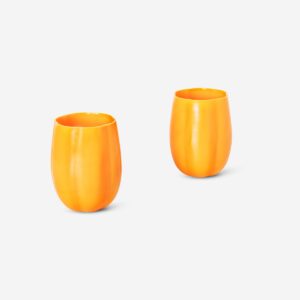 Reusable pumpkin cups - 2 pcs - Image 1
