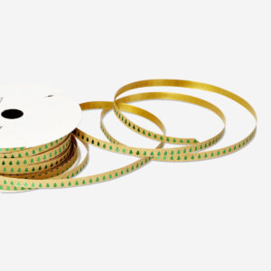 Ribbon with green foil trees - 30 m - Image 3