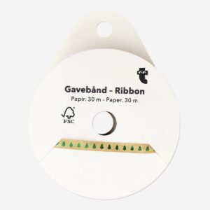 Ribbon with green foil trees - 30 m - Image 2
