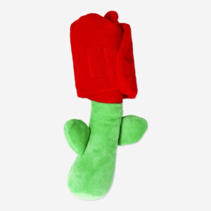 Rose shaped pet treat toy