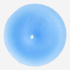 Rustic blue pillar candle - 12 cm - Image 3
