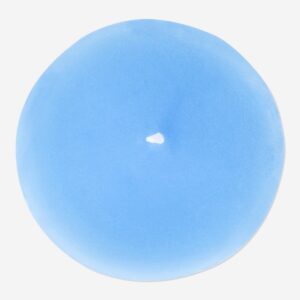 Rustic blue pillar candle - 8 cm - Image 3