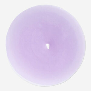 Rustic purple pillar candle - 8 cm - Image 3