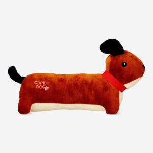 Sausage dog shaped pet toy