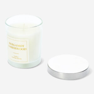 Scented Candle - Bergamot and Wood Fragrance - Image 2
