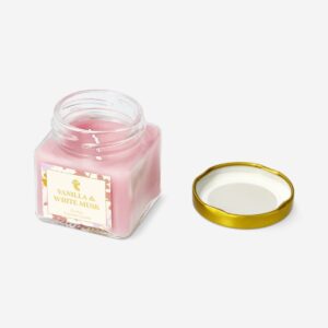 Scented candle - White musk and warm vanilla fragrance - Image 2