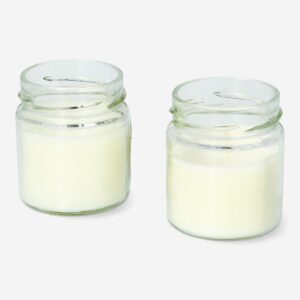 Scented candles with white birch fragrance - 2 pcs - Image 2