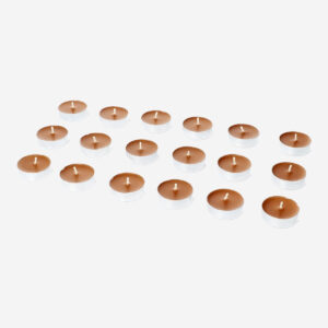 Scented Tealights with Bergamot and Wood Fragrance - 18 pcs - Image 3