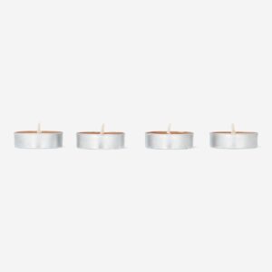 Scented Tealights with Bergamot and Wood Fragrance - 18 pcs - Image 2