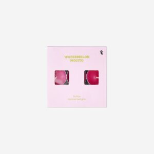 Scented tealights with watermelon fragrance - 18 pcs - Image 1