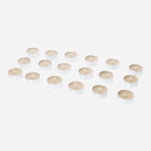 Scented Tealights with White Musk and Vanilla Fragrance - 18 pcs - Image 3