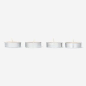 Scented Tealights with White Musk and Vanilla Fragrance - 18 pcs - Image 2