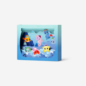 Sea creatures card with envelope - Image 3