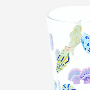 Sea shells drinking glass. 220 ml - Image 3