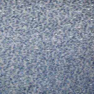 Sequinned Fabric By Hand - Blue - Image 2