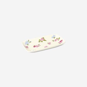 Serving tray with blossom print - 22 cm - Image 2