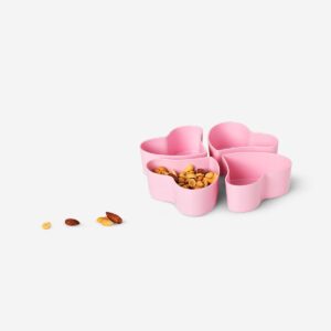 Set of pink serving bowls - 4 pcs - Image 1