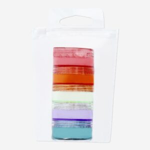 Set of stackable jars for travel - 5 pcs - Image 1