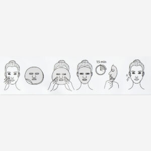 Moisturising face sheet mask - Image 3
