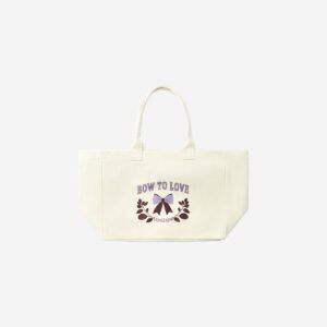 Shopper bag with bow