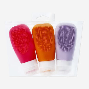 Silicone bottles for travel - 3 pcs - Image 1