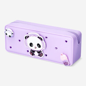 Silicone pencil case with panda - Image 1