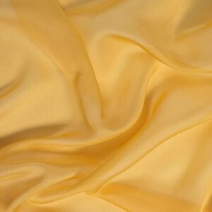 Silk Chiffon Fabric - Golden Yellow - Image 1