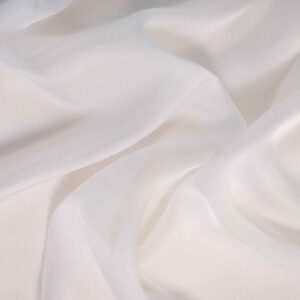 Silk Chiffon Fabric - Ivory - Image 1
