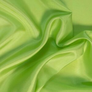 Silk Habotai Fabric - Lime - Image 1