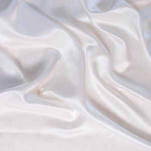 Silk Satin Fabric - Ivory - Image 1