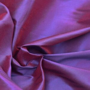 Silk Dupion Fabric - Electric Violet - Image 1