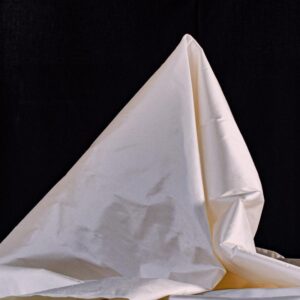 Silk Dupion Fabric - Ivory - Image 3