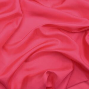 Silk Habotai Fabric - Strawberry