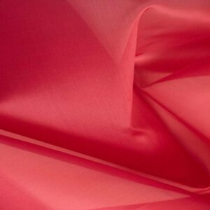 Silk Satin Organza Fabric - Red - Image 1