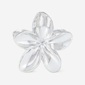 Silver flower hair clip - Image 2
