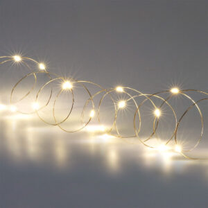 Silver string lights - 220 cm - Image 3