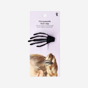 Skeleton hand hair clip