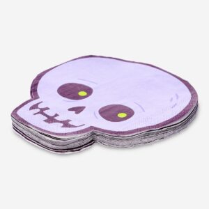 Skull shaped napkins - 16 pcs - Image 2