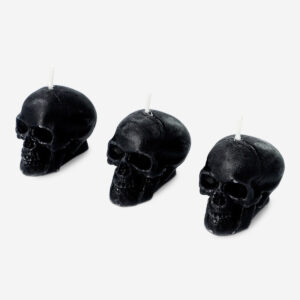 Skull shaped tealight candles - 3 pcs - Image 1