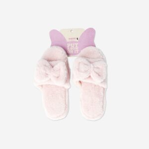Slippers with flufffy bow - Size 38/39 - Image 1