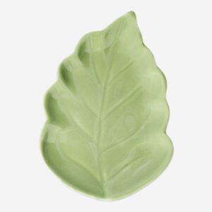 Small Leaf-Shaped Dish - Green - Image 1