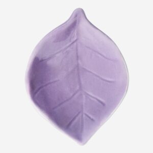 Small Leaf-Shaped Dish - Purple - Image 1