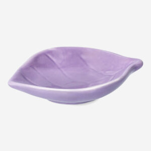 Small Leaf-Shaped Dish - Purple - Image 2