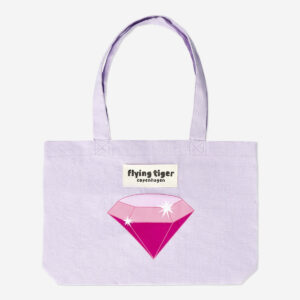 Small tote bag with diamond - Image 1