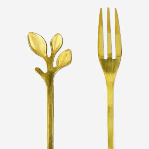 Snack Forks with Leaves - 2 pcs - Image 2