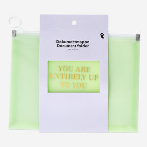 Soft green document folder - A5 - Image 3