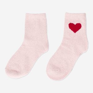 Soft Socks with Hearts - 36/38 - Image 2