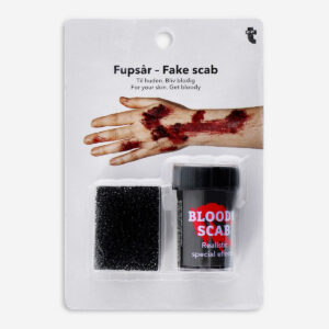 Fake scab for skin with fake blood set - Image 1