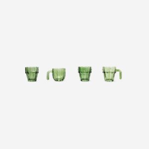 Stackable cactus drinking glasses - 4 pcs - Image 2